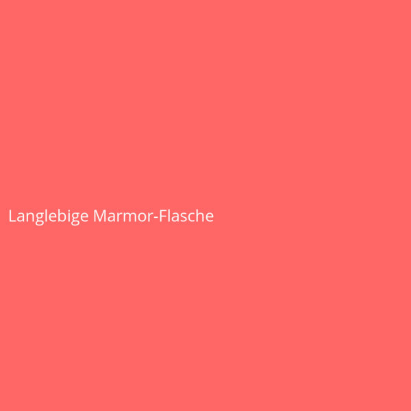 Langlebige Marmor-Flasche
