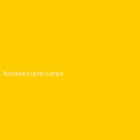Rustikale Kupfer-Lampe