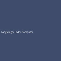 Langlebiger Leder-Computer