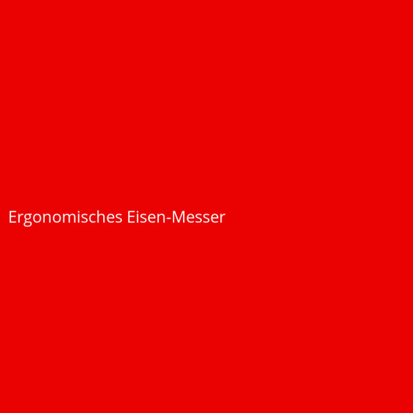 Ergonomisches Eisen-Messer