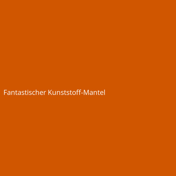 Fantastischer Kunststoff-Mantel