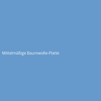 Mittelmäßige Baumwolle-Platte