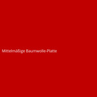 Mittelmäßige Baumwolle-Platte